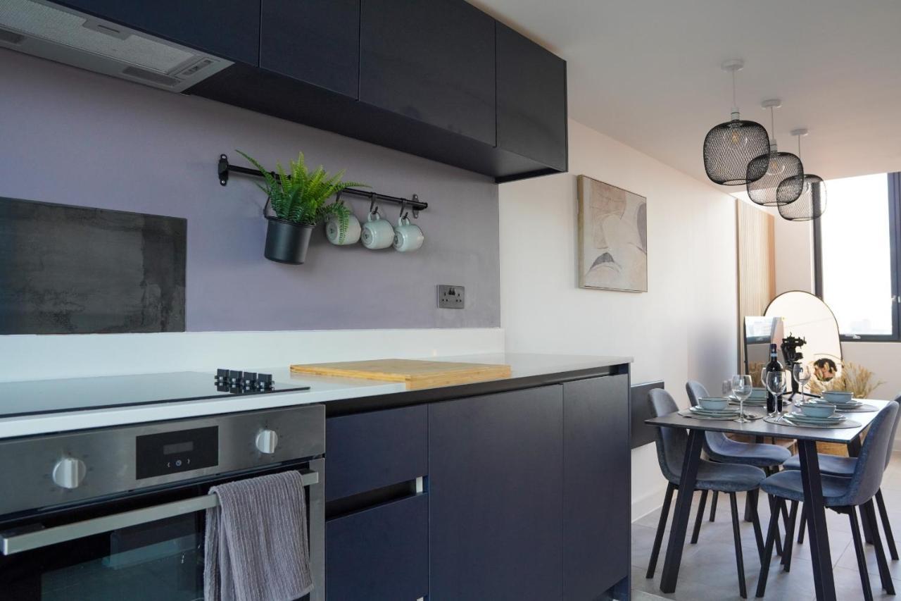 3Br Manchester Penthouse - Sky Garden & City Views Buitenkant foto